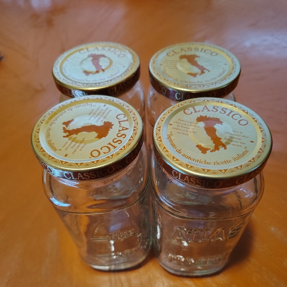 Classico Empty Mason Jars